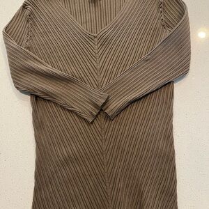 Style & Co. Men's V-Neck Ribbed Sweater - Brown